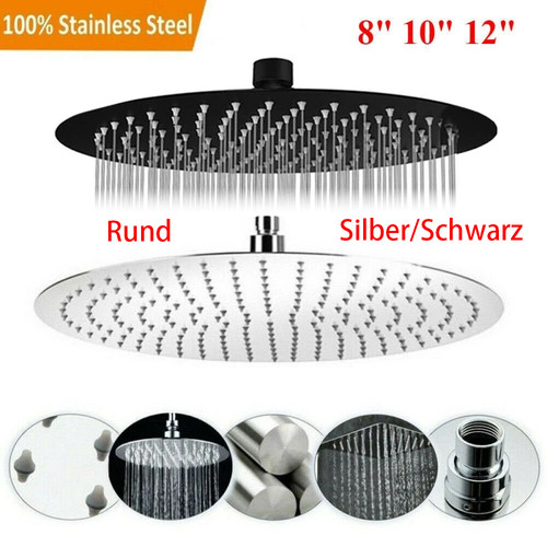 Soffione doccia acciaio - , inox
